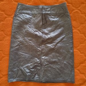 Gap Genuine Leather Black Shirt Size 2 Ragstock Tags